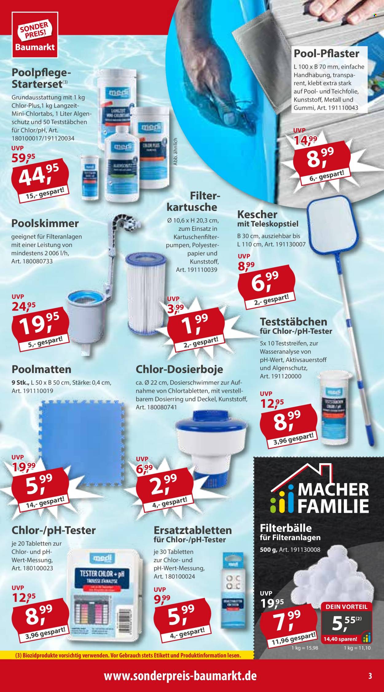 Sonderpreis-Baumarkt Prospekte  - 27.04.2024 - 3.05.2024. Seite 3