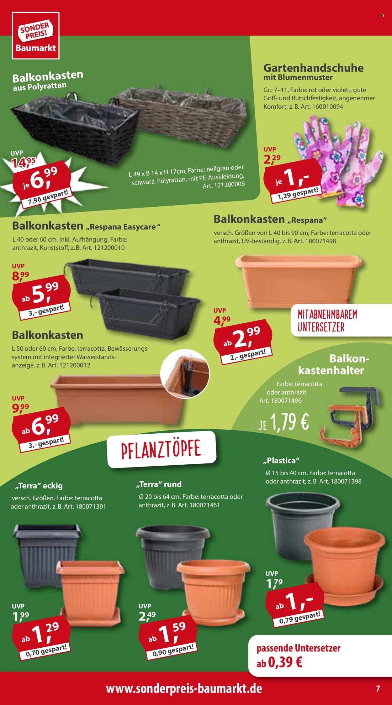 Sonderpreis-Baumarkt Prospekte  - 27.04.2024 - 3.05.2024. Seite 7