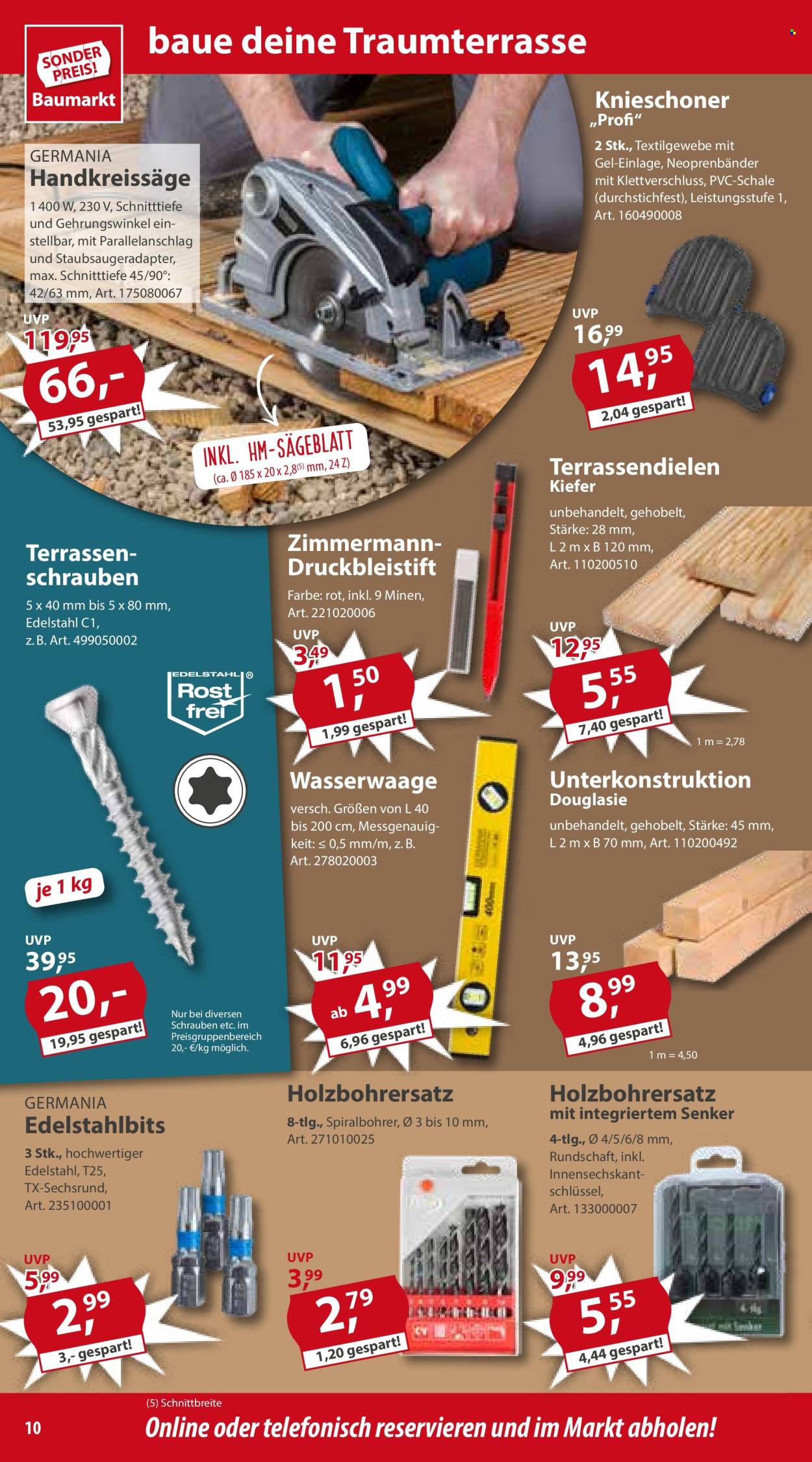 Sonderpreis-Baumarkt Prospekte  - 27.04.2024 - 3.05.2024. Seite 10