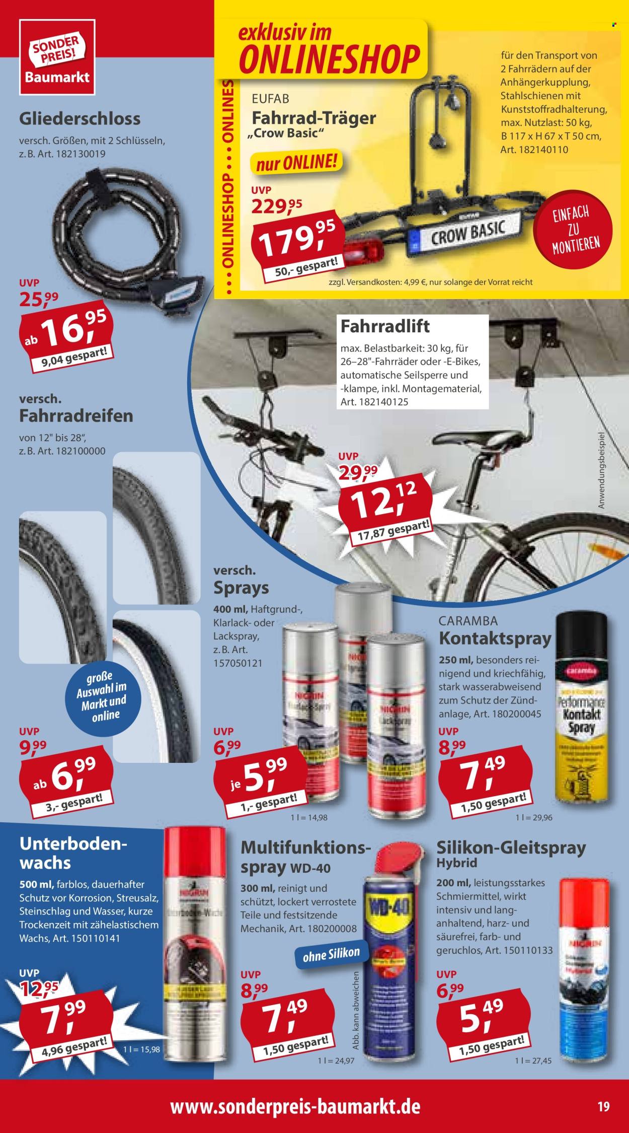 Sonderpreis-Baumarkt Prospekte  - 27.04.2024 - 3.05.2024. Seite 19