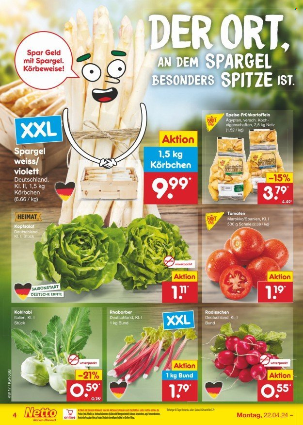 Netto Marken-Discount Prospekte  - 22.04.2024 - 27.04.2024. Seite 4