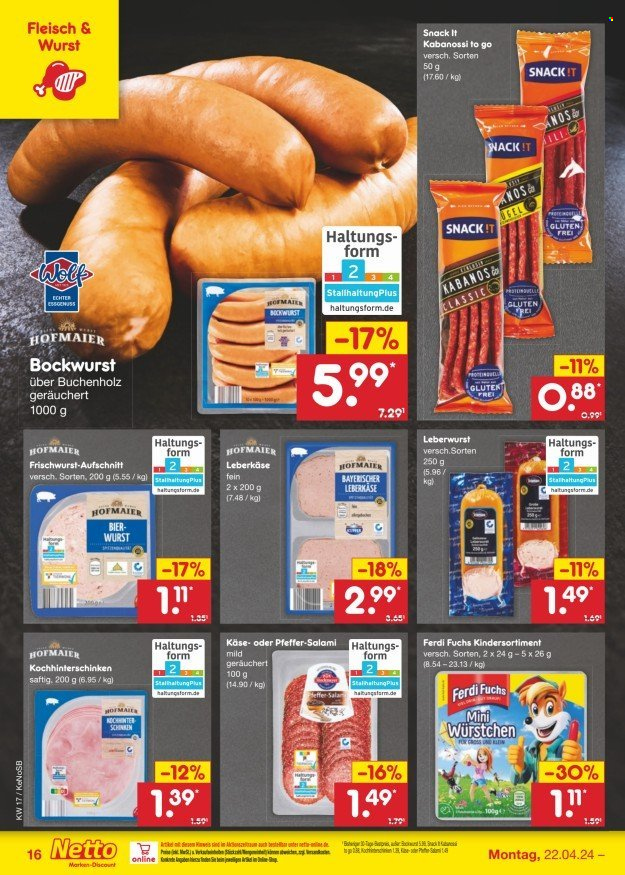 Netto Marken-Discount Prospekte  - 22.04.2024 - 27.04.2024. Seite 18