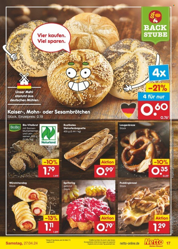 Netto Marken-Discount Prospekte  - 22.04.2024 - 27.04.2024. Seite 19