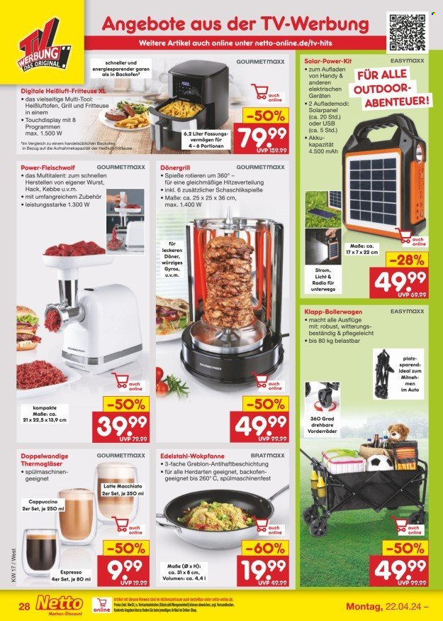 Netto Marken-Discount Prospekte  - 22.04.2024 - 27.04.2024. Seite 30