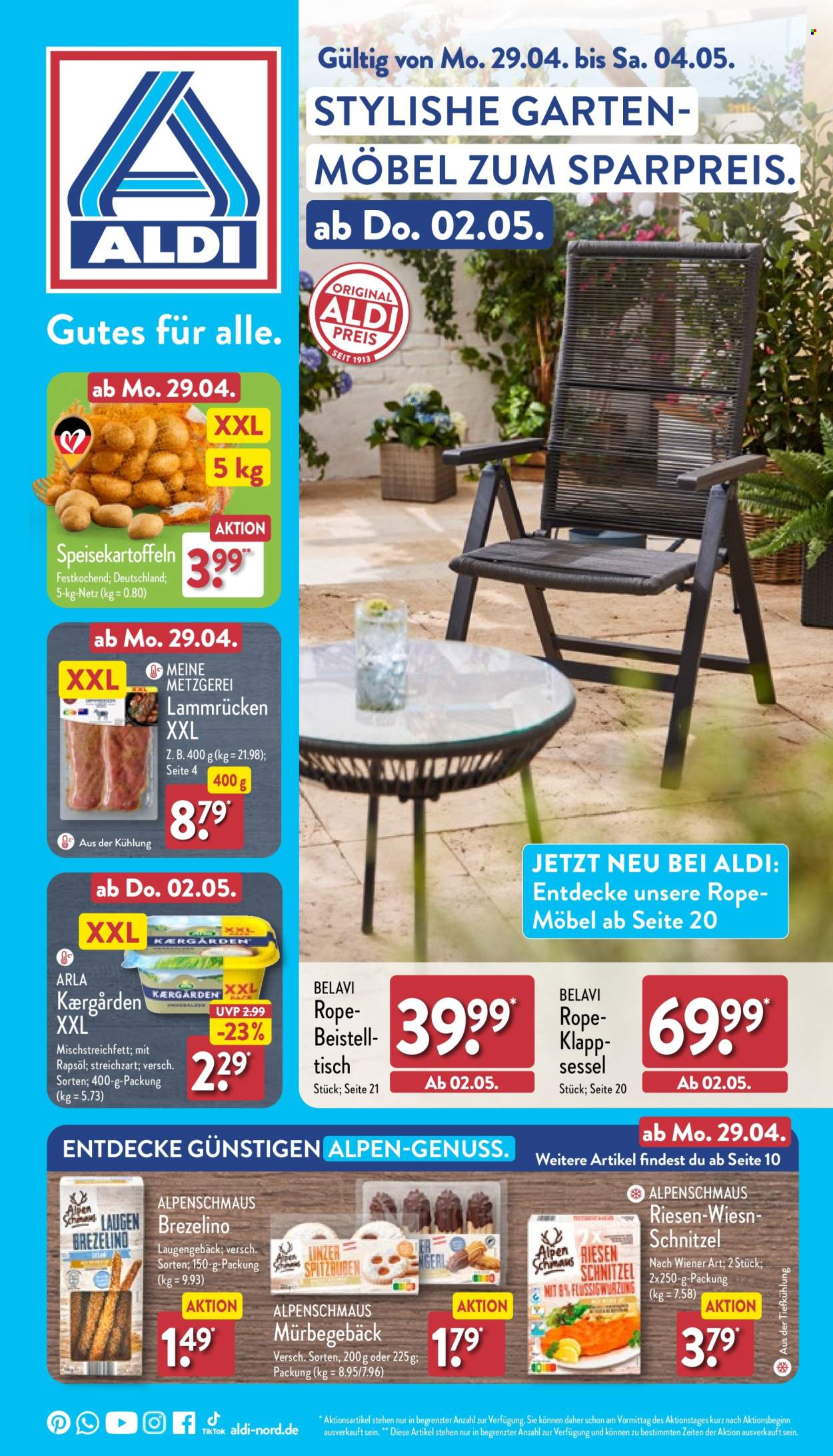 ALDI Nord Prospekte  - 29.04.2024 - 4.05.2024. Seite 1