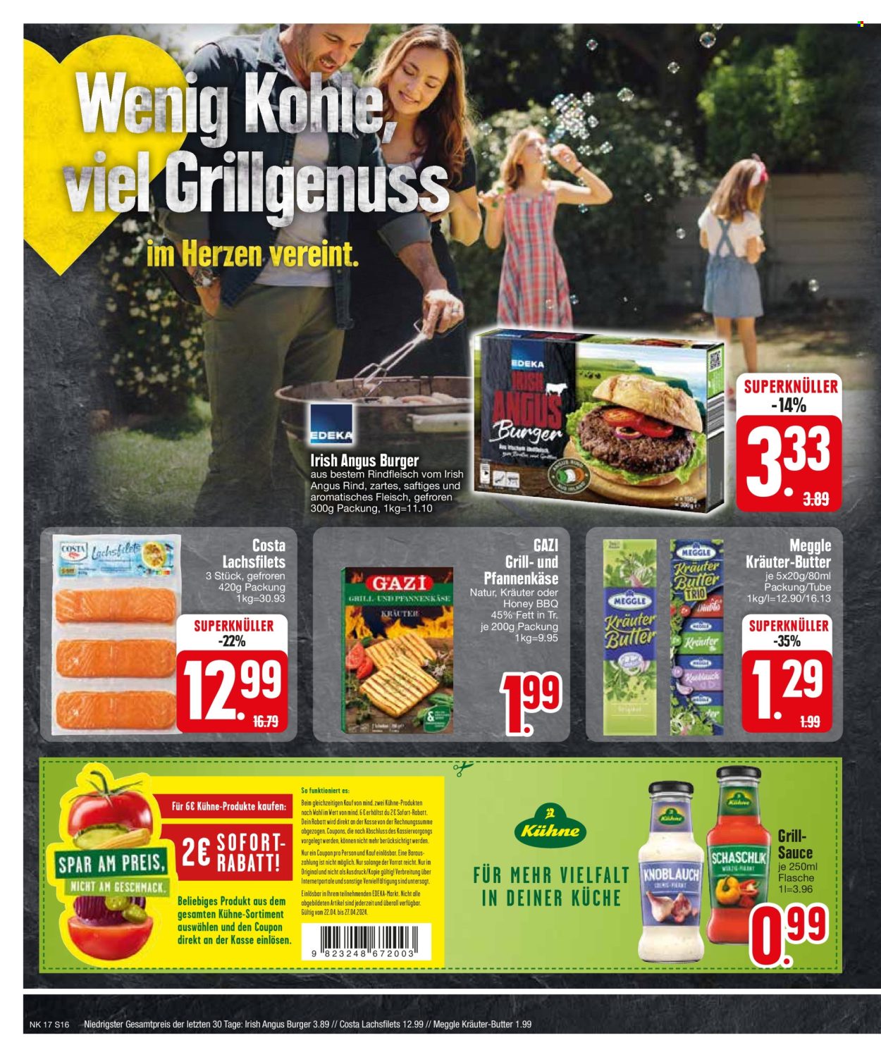 Edeka Prospekte  - 22.04.2024 - 27.04.2024. Seite 16
