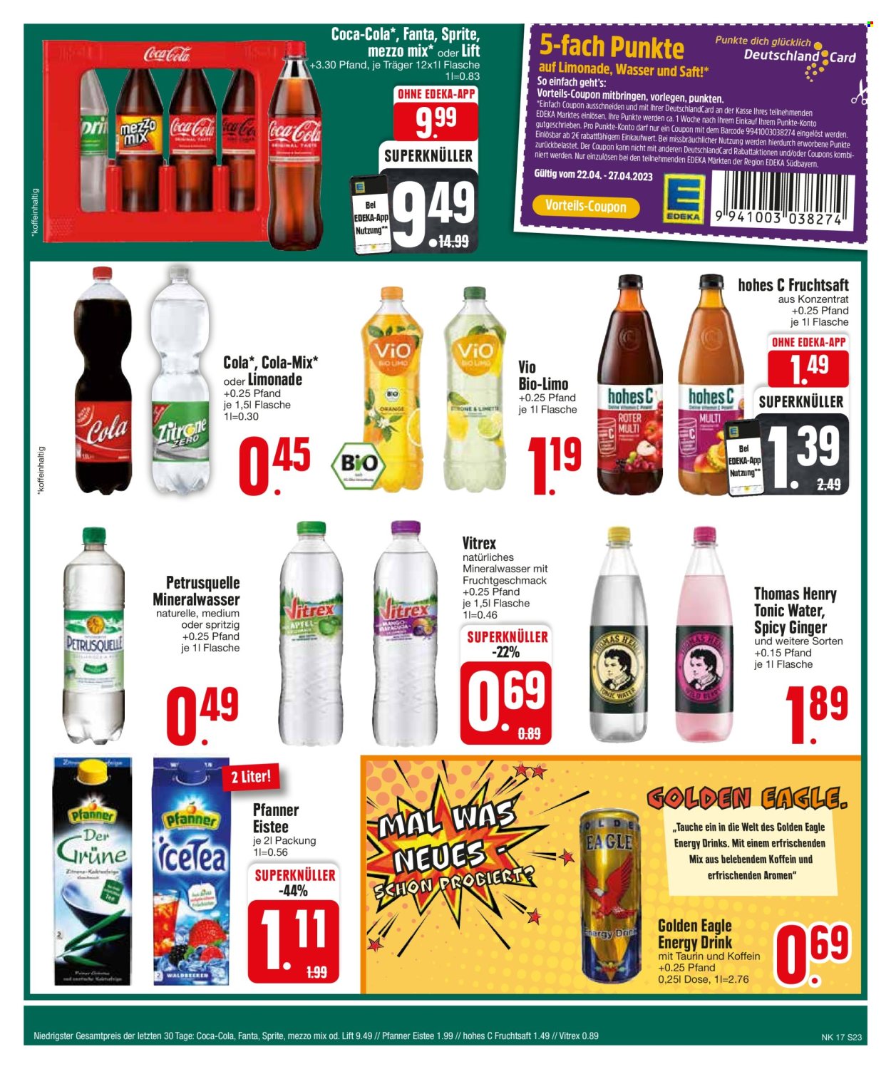 Edeka Prospekte  - 22.04.2024 - 27.04.2024. Seite 23