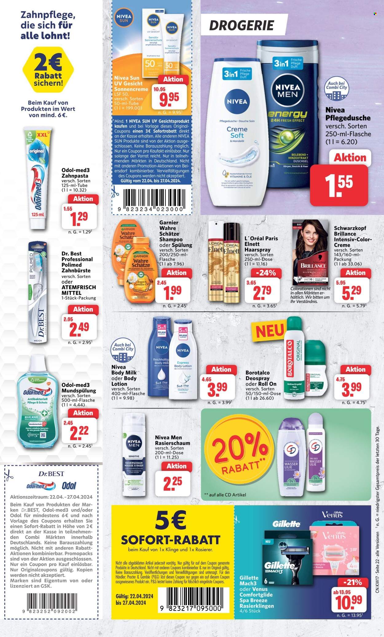 Combi Prospekte  - 22.04.2024 - 27.04.2024. Seite 22
