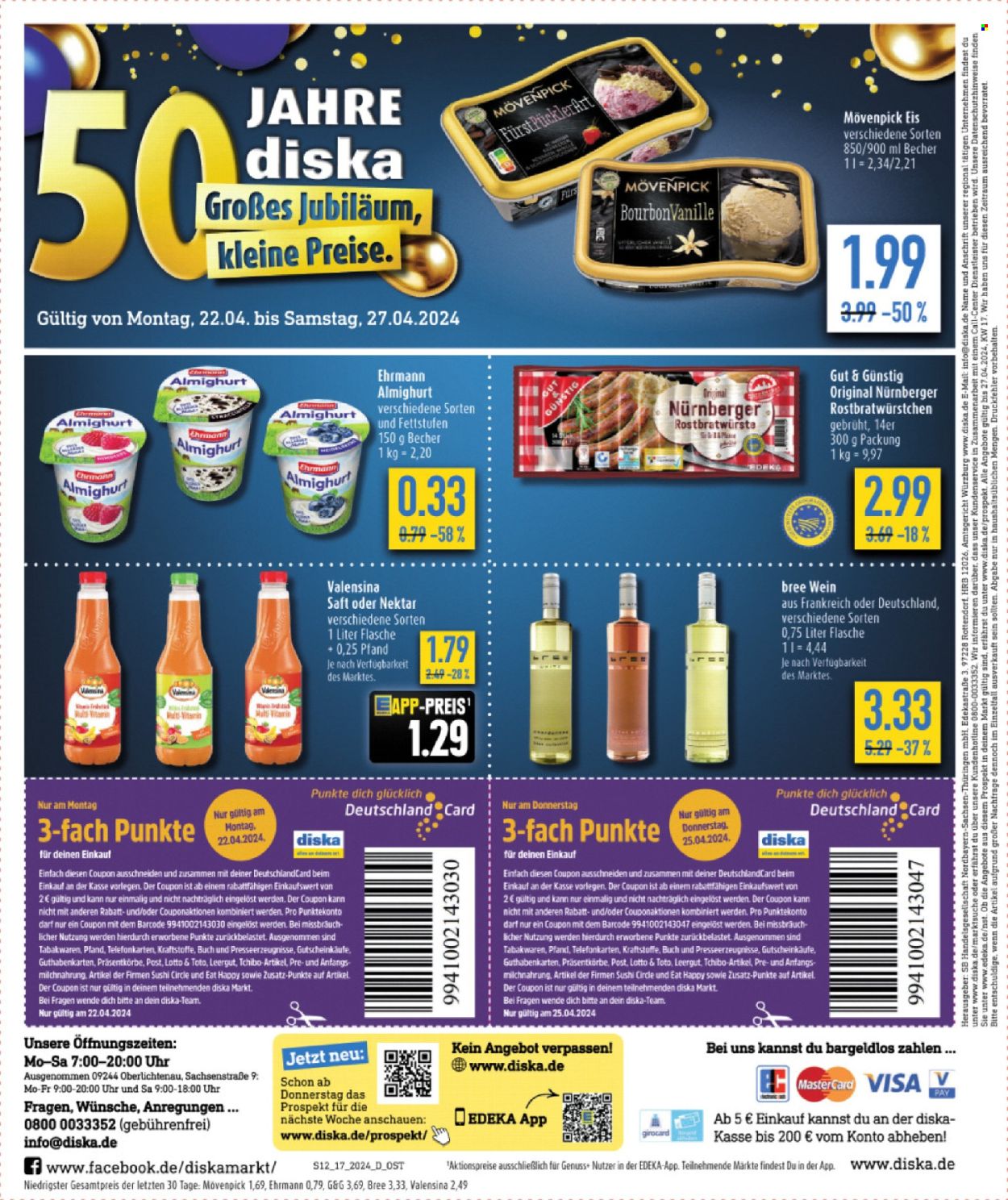 Diska Prospekte  - 22.04.2024 - 27.04.2024. Seite 14