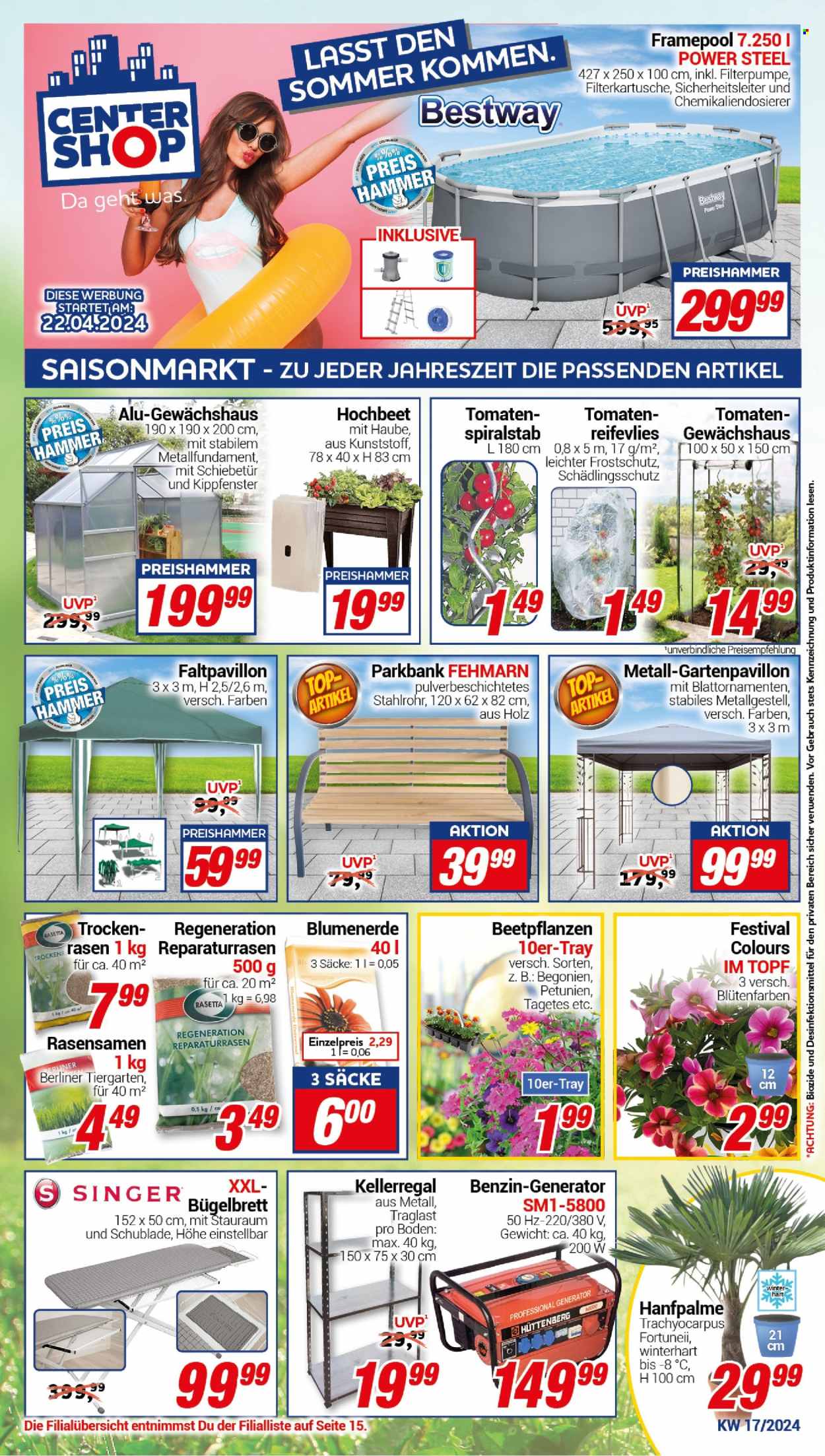 CENTERSHOP Prospekte  - 22.04.2024 - 27.04.2024. Seite 1