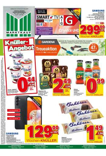 Prospekte Marktkauf - 22.04.2024 - 27.04.2024.