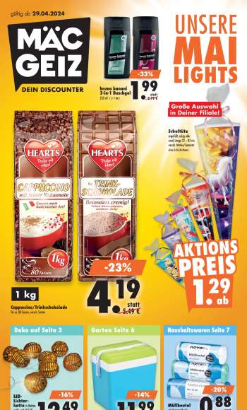 Prospekte Mäc-Geiz - 29.04.2024 - 5.05.2024.