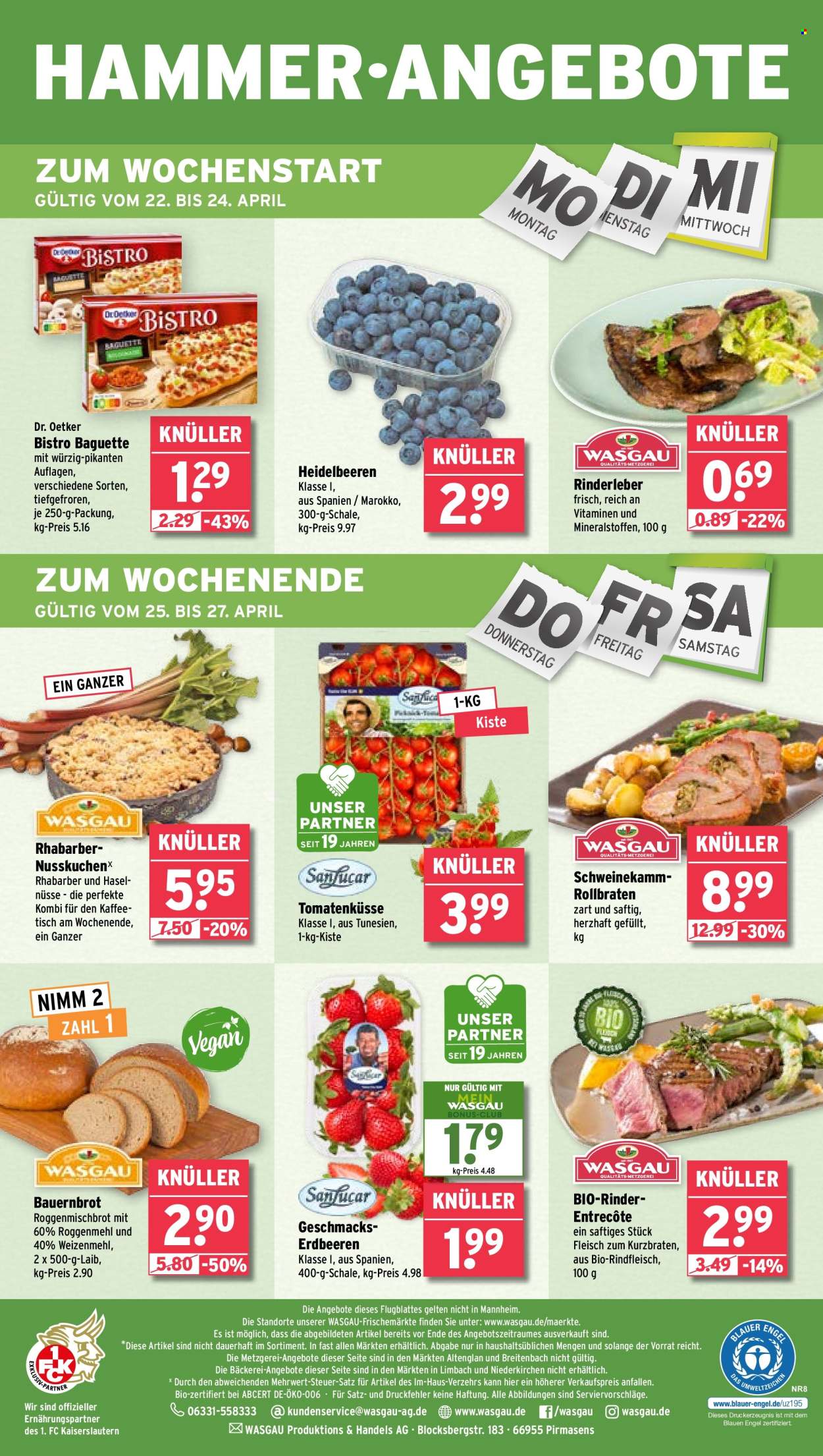 Wasgau Prospekte  - 22.04.2024 - 27.04.2024. Seite 24