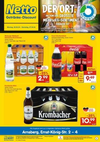 Prospekte Netto Marken-Discount - 22.04.2024 - 27.04.2024.