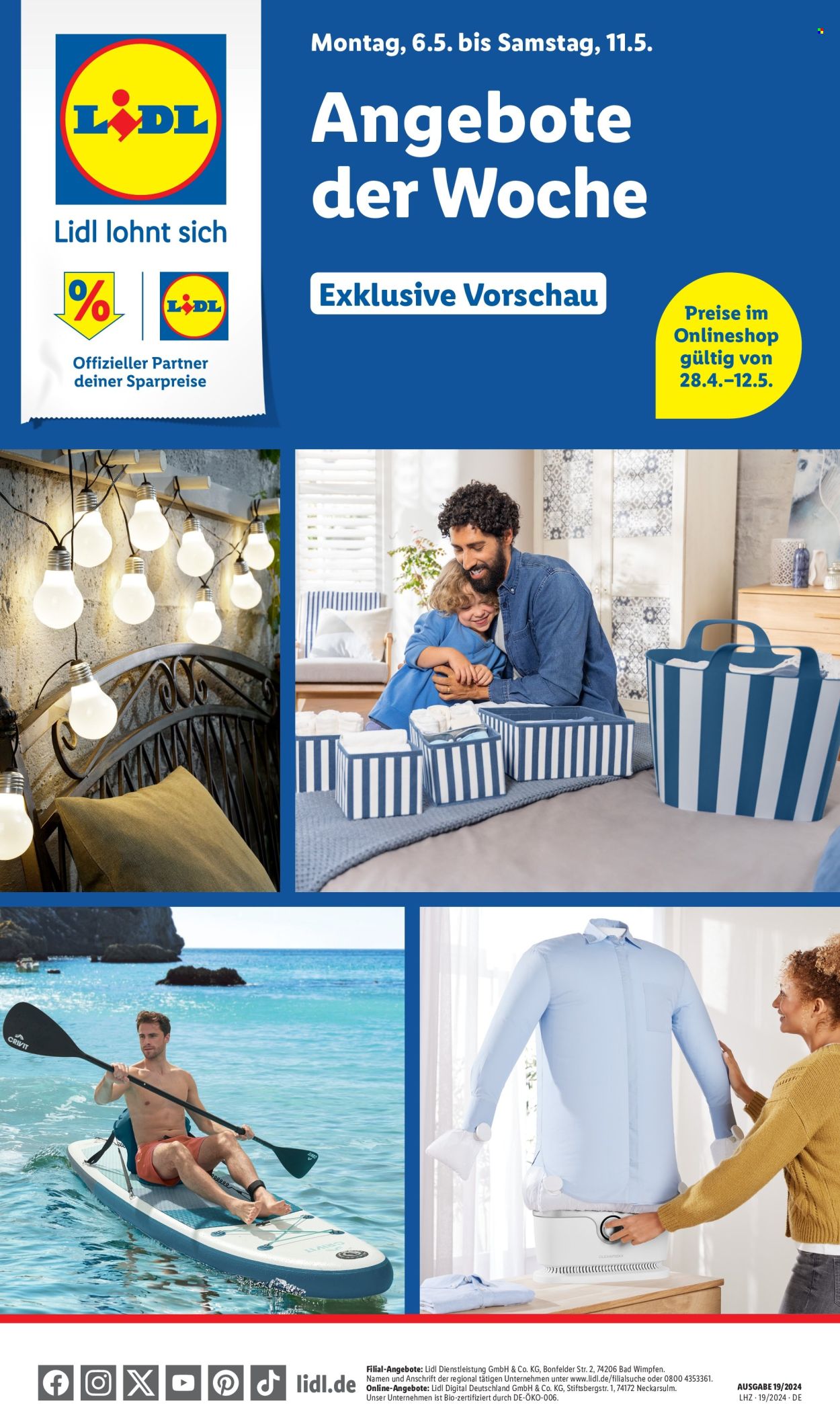 Lidl Prospekte  - 6.05.2024 - 11.05.2024. Seite 1