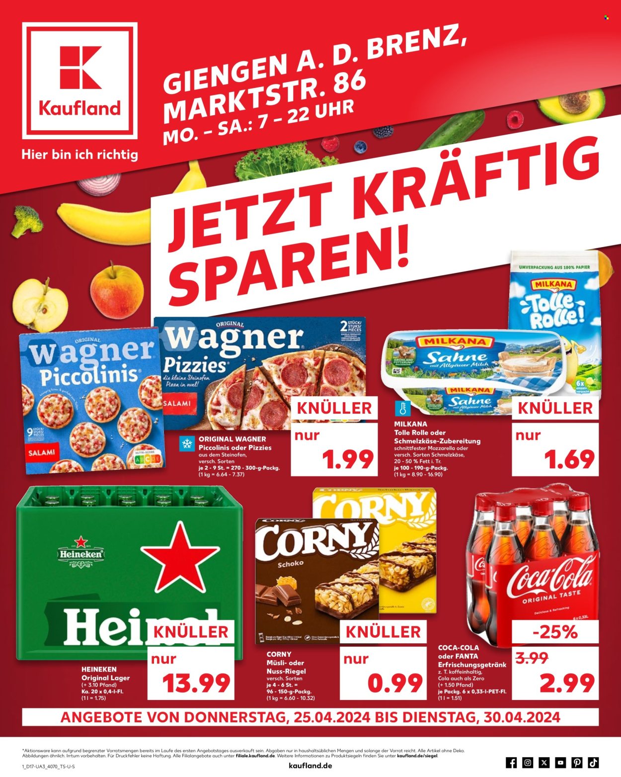 Kaufland Prospekte  - 25.04.2024 - 30.04.2024. Seite 1