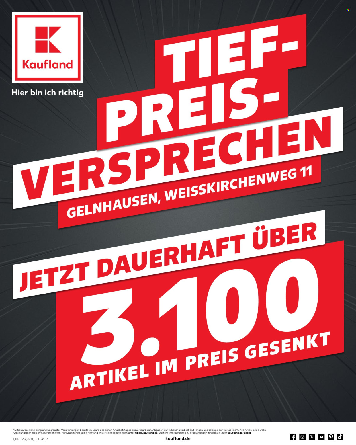 Kaufland Prospekte  - 25.04.2024 - 30.04.2024. Seite 1