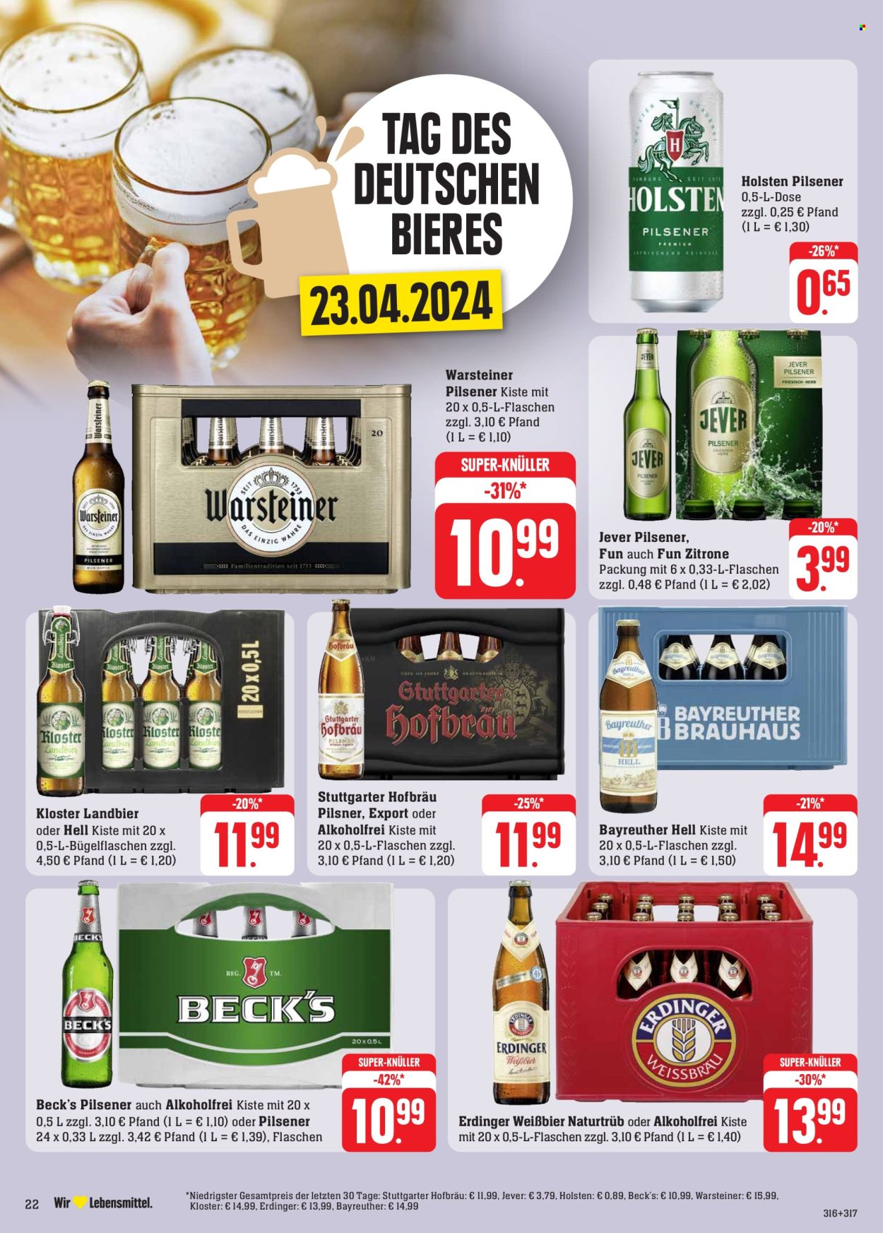 Edeka Prospekte  - 22.04.2024 - 27.04.2024. Seite 28