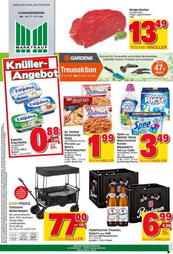 Prospekte Marktkauf - 22.04.2024 - 27.04.2024.