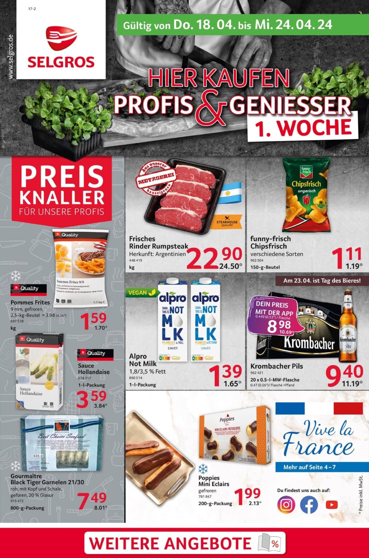 Selgros Prospekte  - 18.04.2024 - 24.04.2024. Seite 1