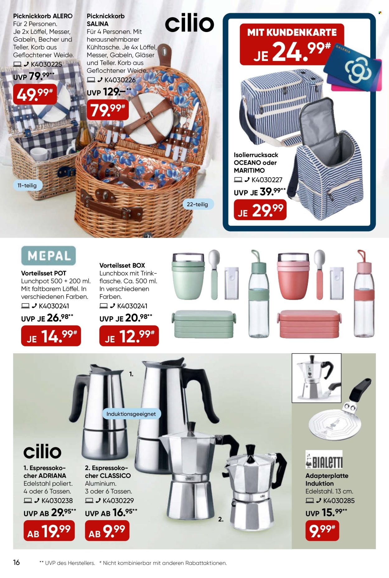 GALERIA Karstadt Kaufhof Prospekte  - 24.04.2024 - 30.04.2024. Seite 16