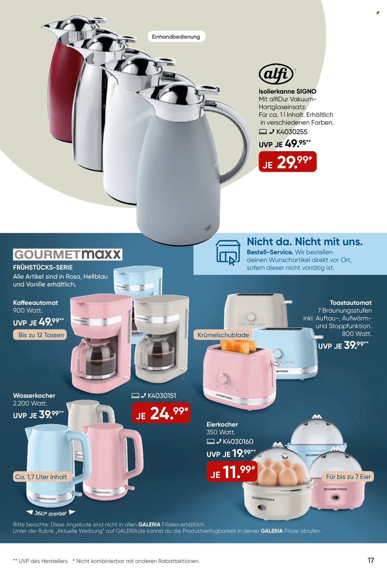 GALERIA Karstadt Kaufhof Prospekte  - 24.04.2024 - 30.04.2024. Seite 17