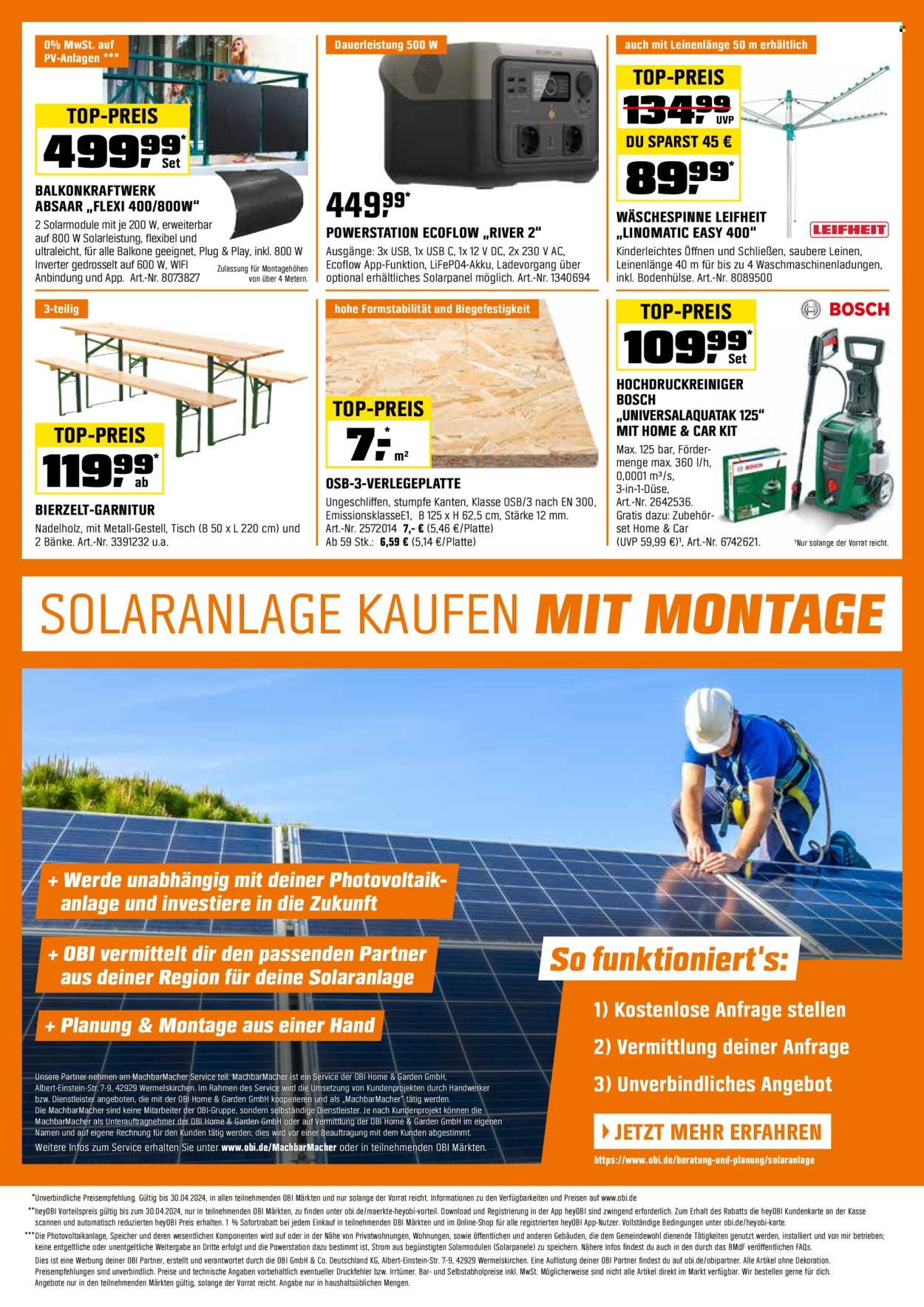 OBI Prospekte  - 16.04.2024 - 30.04.2024. Seite 19