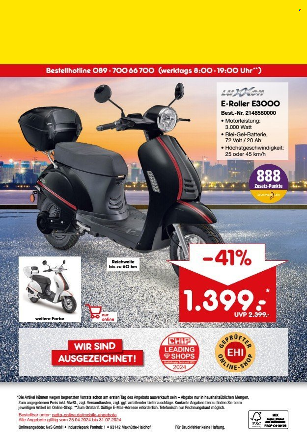 Netto Marken-Discount Prospekte  - 25.04.2024 - 31.07.2024. Seite 12