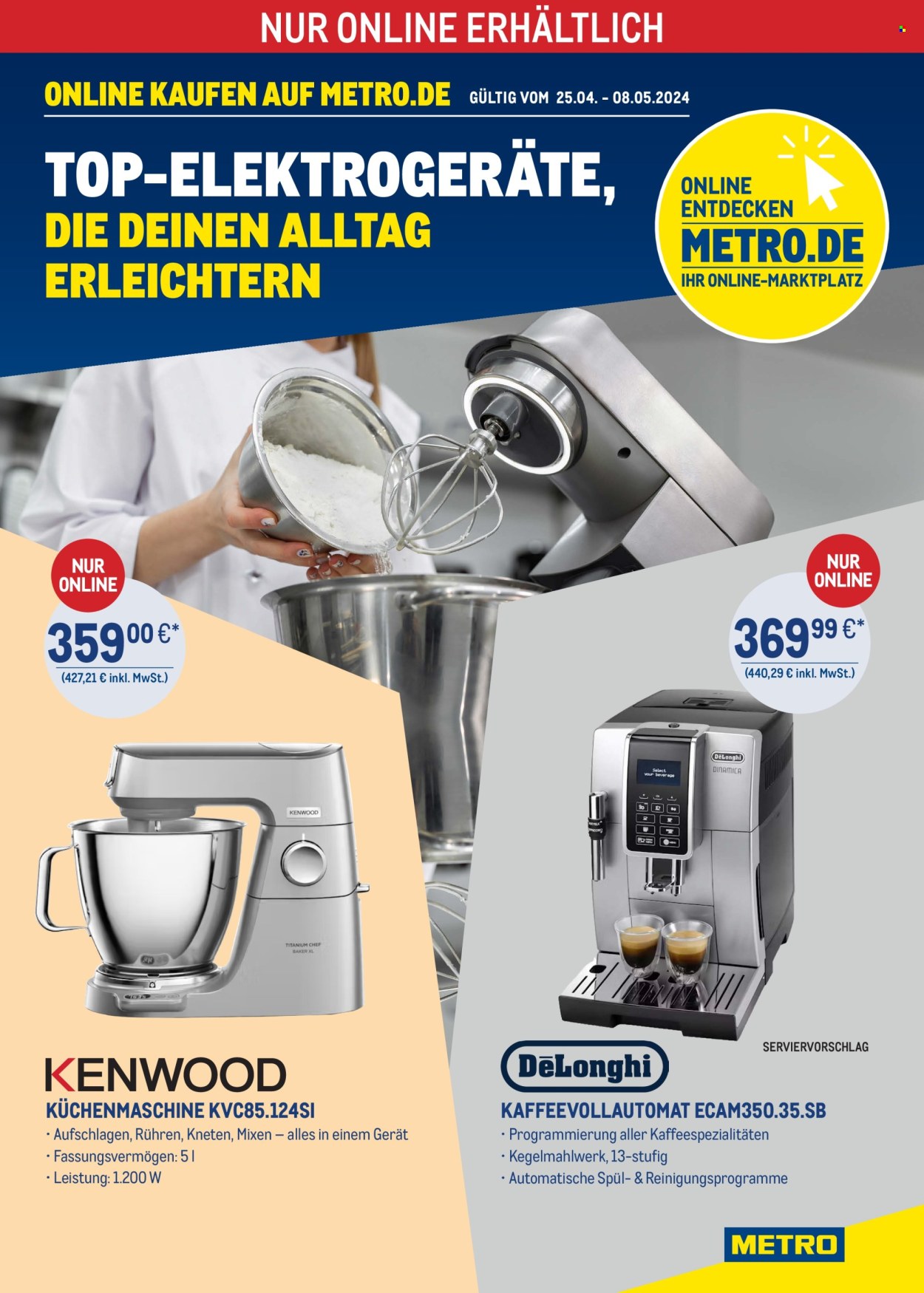 Metro Prospekte  - 25.04.2024 - 8.05.2024. Seite 1