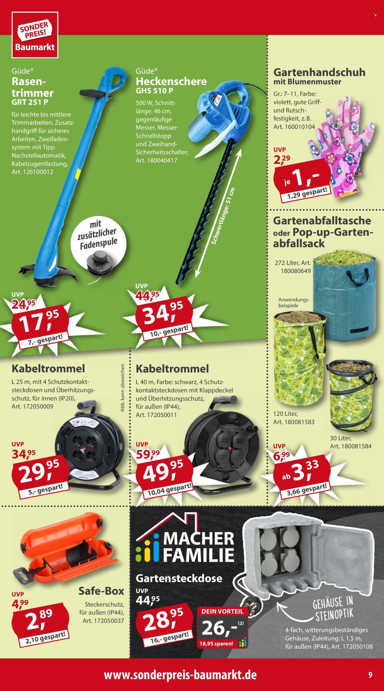 Sonderpreis-Baumarkt Prospekte  - 4.05.2024 - 10.05.2024. Seite 9