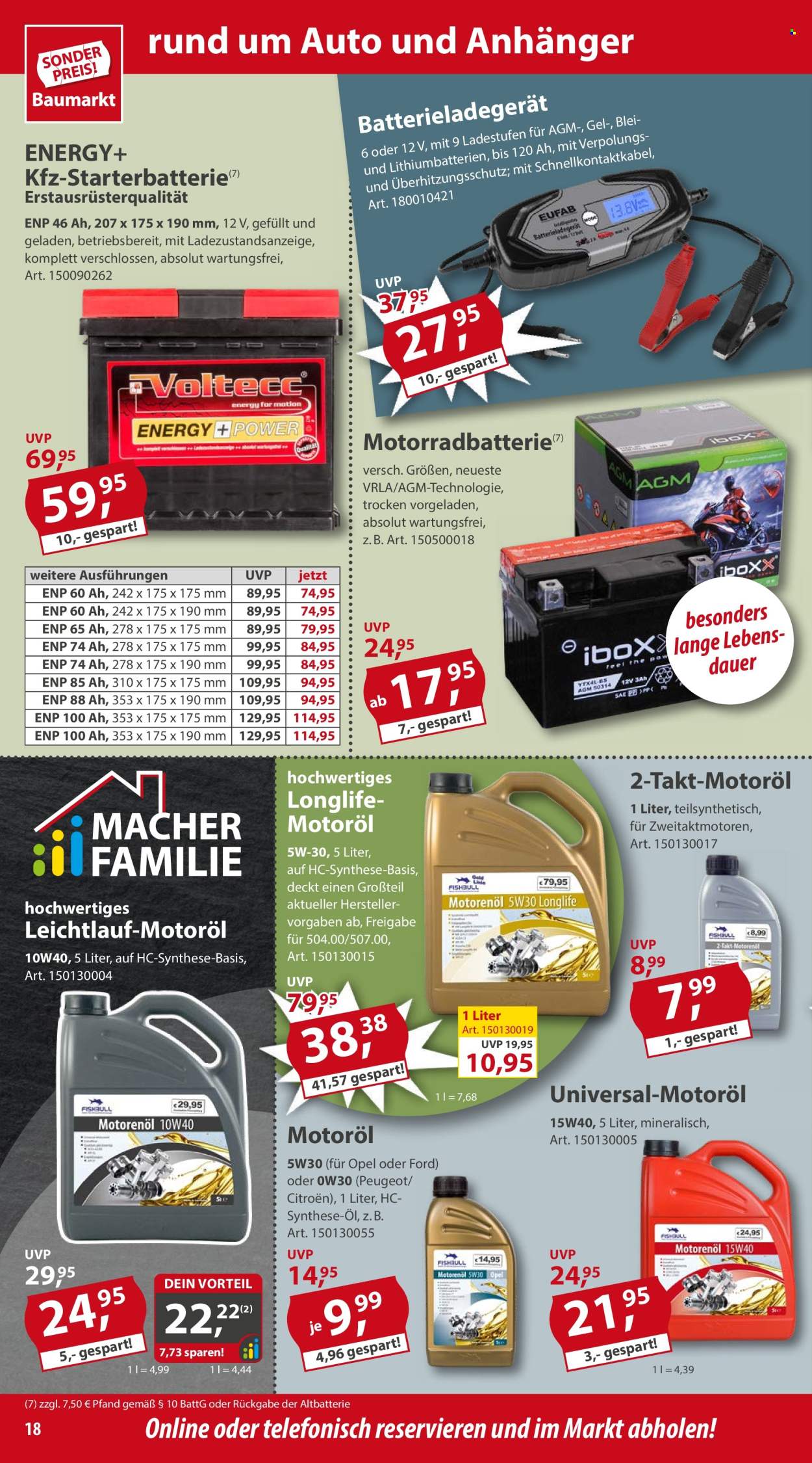 Sonderpreis-Baumarkt Prospekte  - 4.05.2024 - 10.05.2024. Seite 18