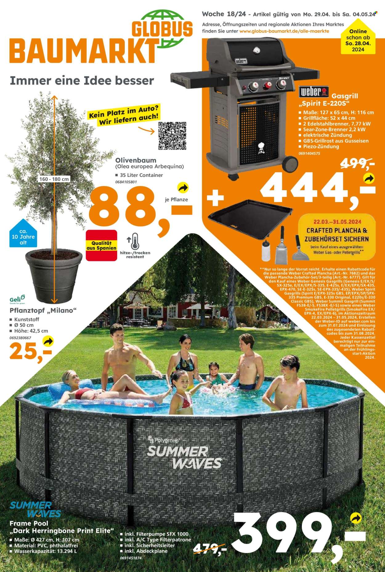 Globus Baumarkt Prospekte  - 29.04.2024 - 4.05.2024. Seite 1