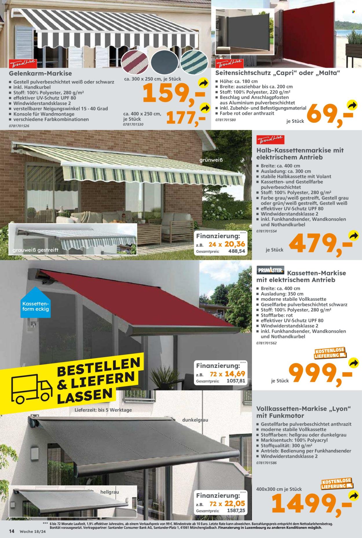 Globus Baumarkt Prospekte  - 29.04.2024 - 4.05.2024. Seite 14