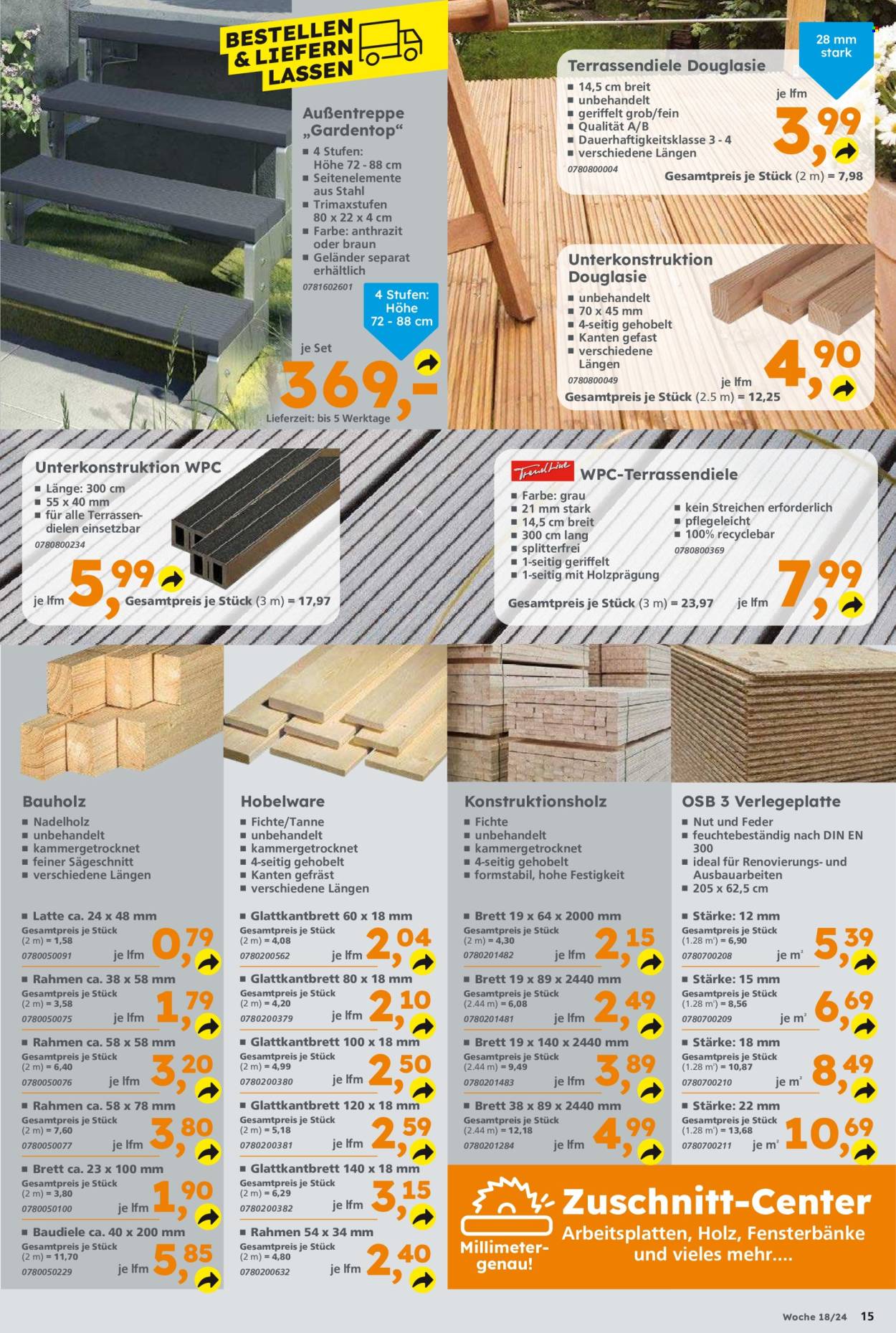 Globus Baumarkt Prospekte  - 29.04.2024 - 4.05.2024. Seite 15
