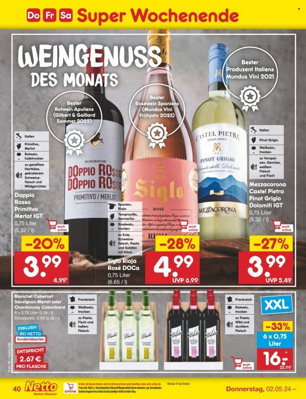 Netto Marken-Discount Prospekte  - 29.04.2024 - 4.05.2024. Seite 44