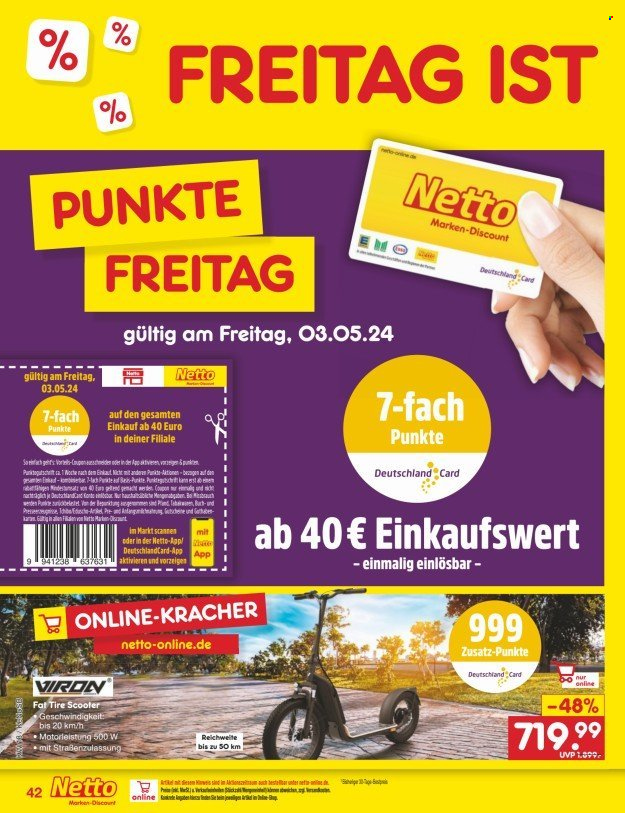 Netto Marken-Discount Prospekte  - 29.04.2024 - 4.05.2024. Seite 46