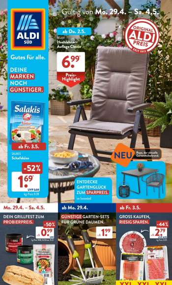 Prospekte ALDI SÜD - 29.04.2024 - 4.05.2024.