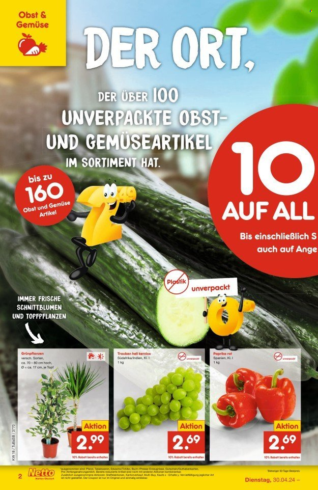 Netto Marken-Discount Prospekte  - 29.04.2024 - 4.05.2024. Seite 2