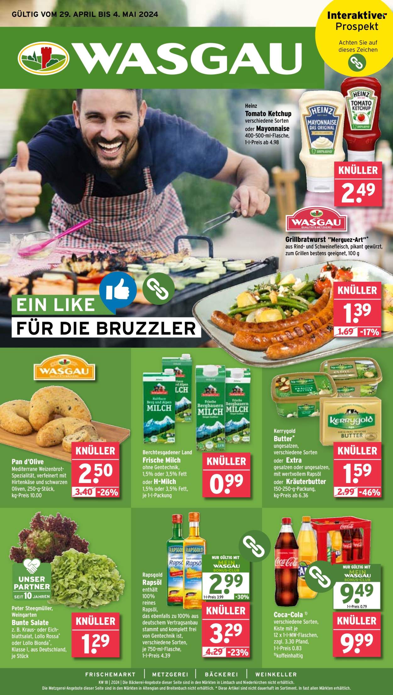 Wasgau Prospekte  - 29.04.2024 - 4.05.2024. Seite 1