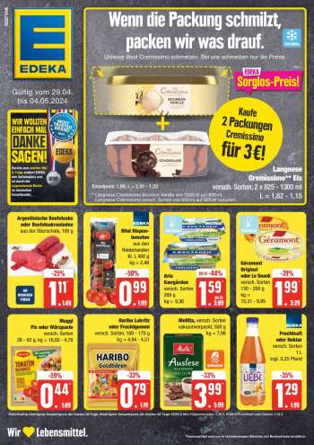 Prospekte Edeka - 29.04.2024 - 4.05.2024.
