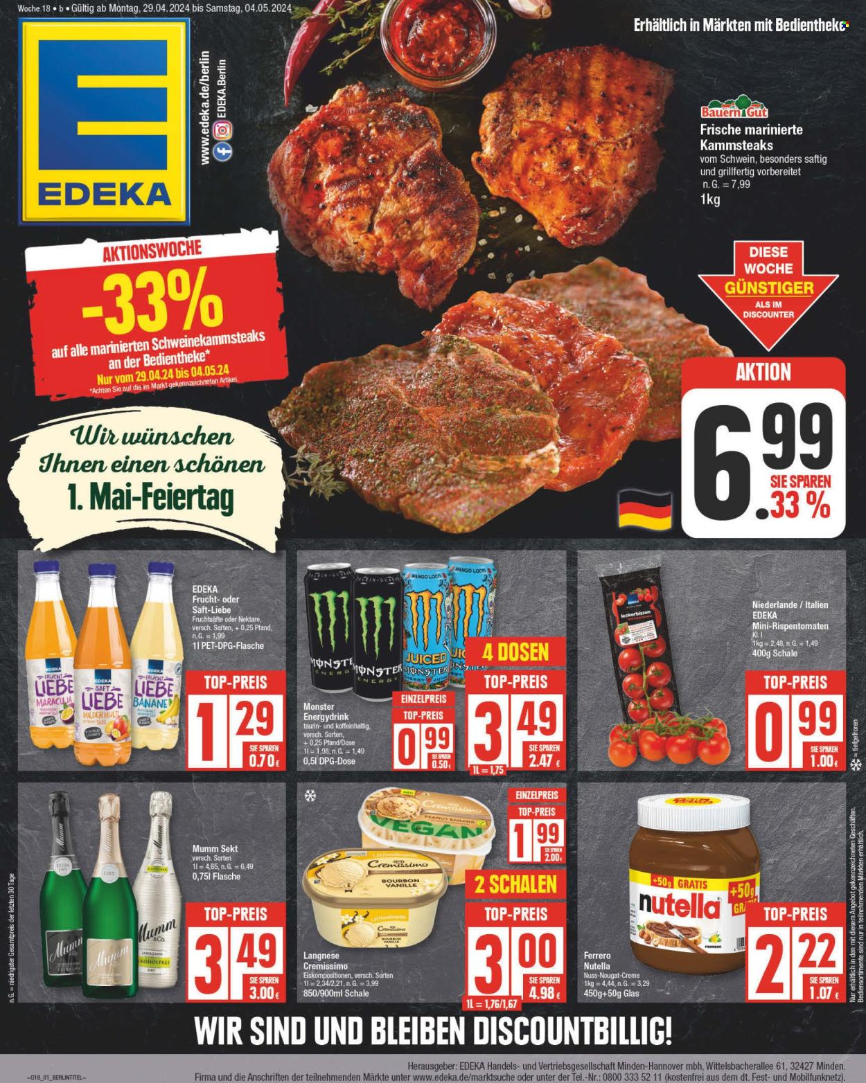 Edeka Prospekte  - 29.04.2024 - 4.05.2024. Seite 1