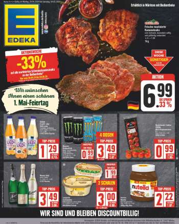 Prospekte Edeka - 29.04.2024 - 4.05.2024.