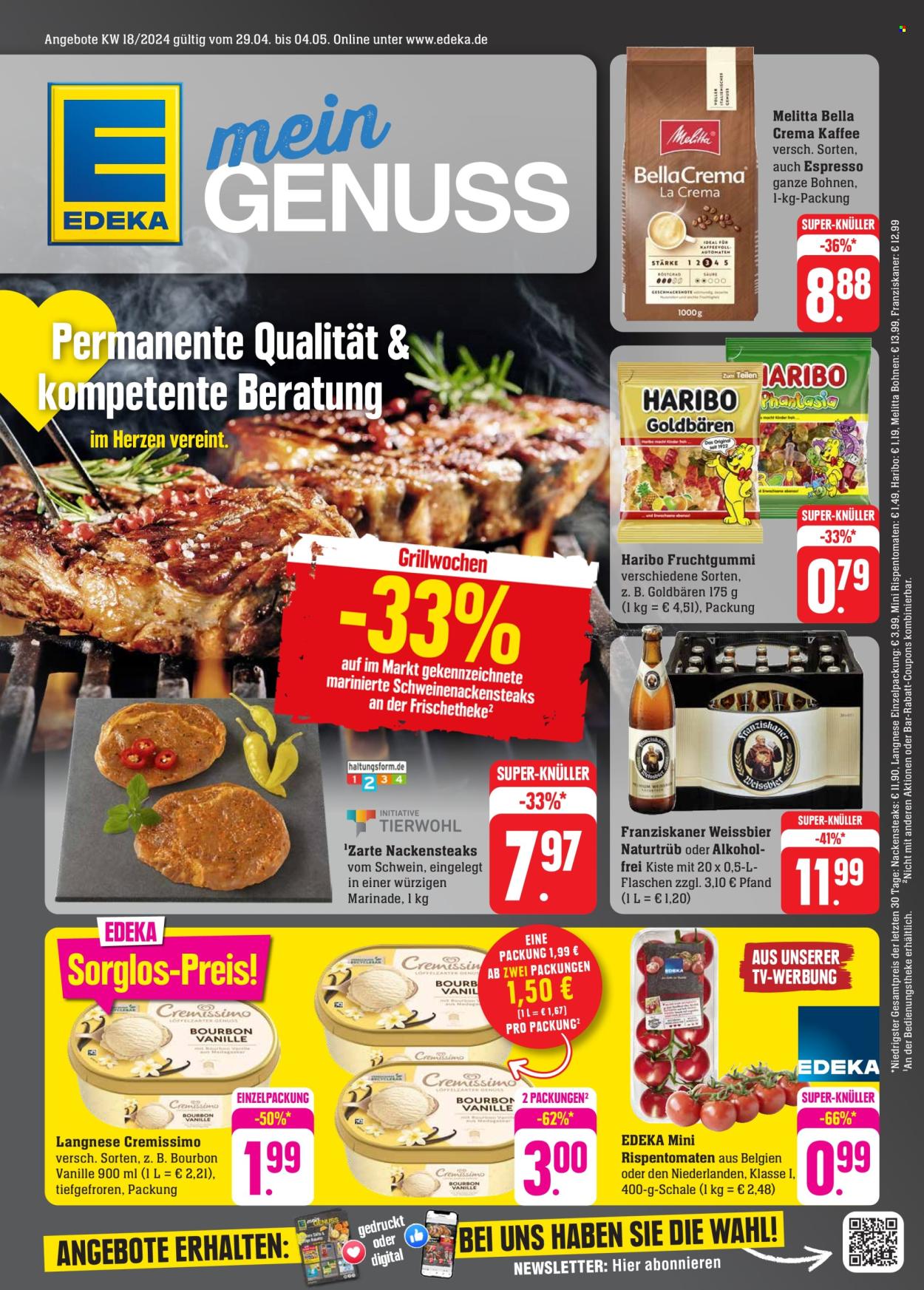 Edeka Prospekte  - 29.04.2024 - 4.05.2024. Seite 1
