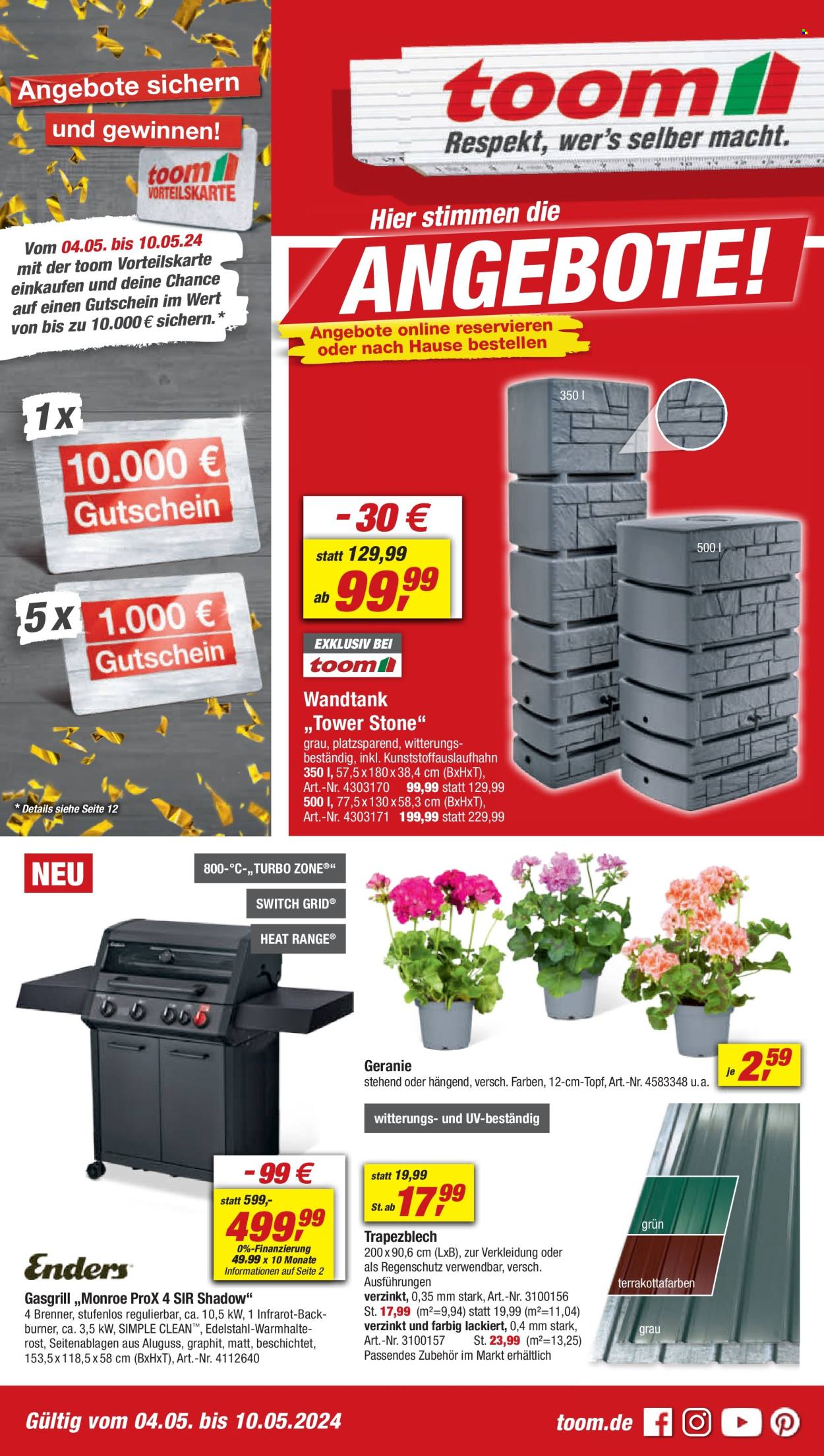 toom Baumarkt Prospekte  - 4.05.2024 - 10.05.2024. Seite 1