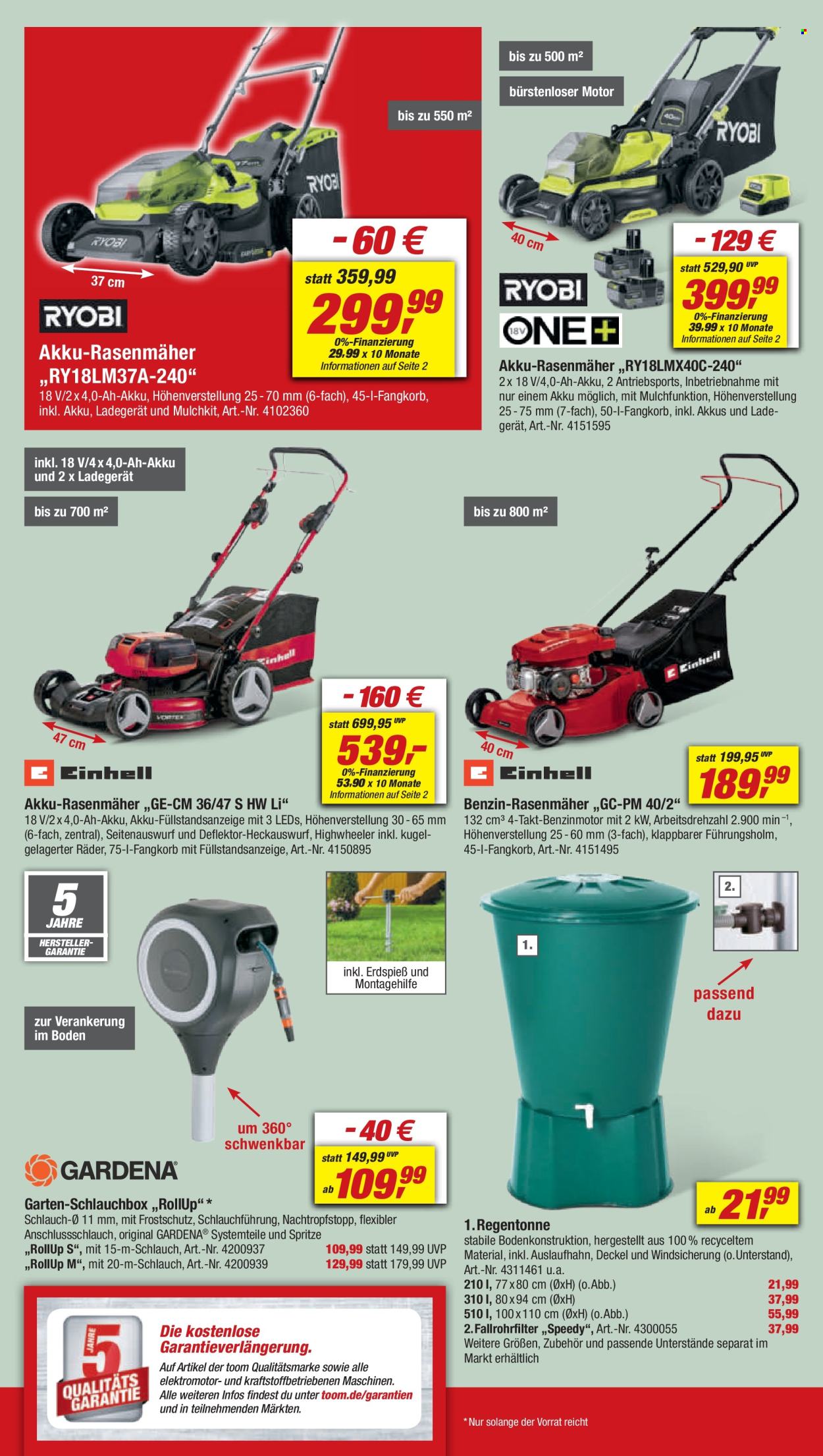 toom Baumarkt Prospekte  - 4.05.2024 - 10.05.2024. Seite 20