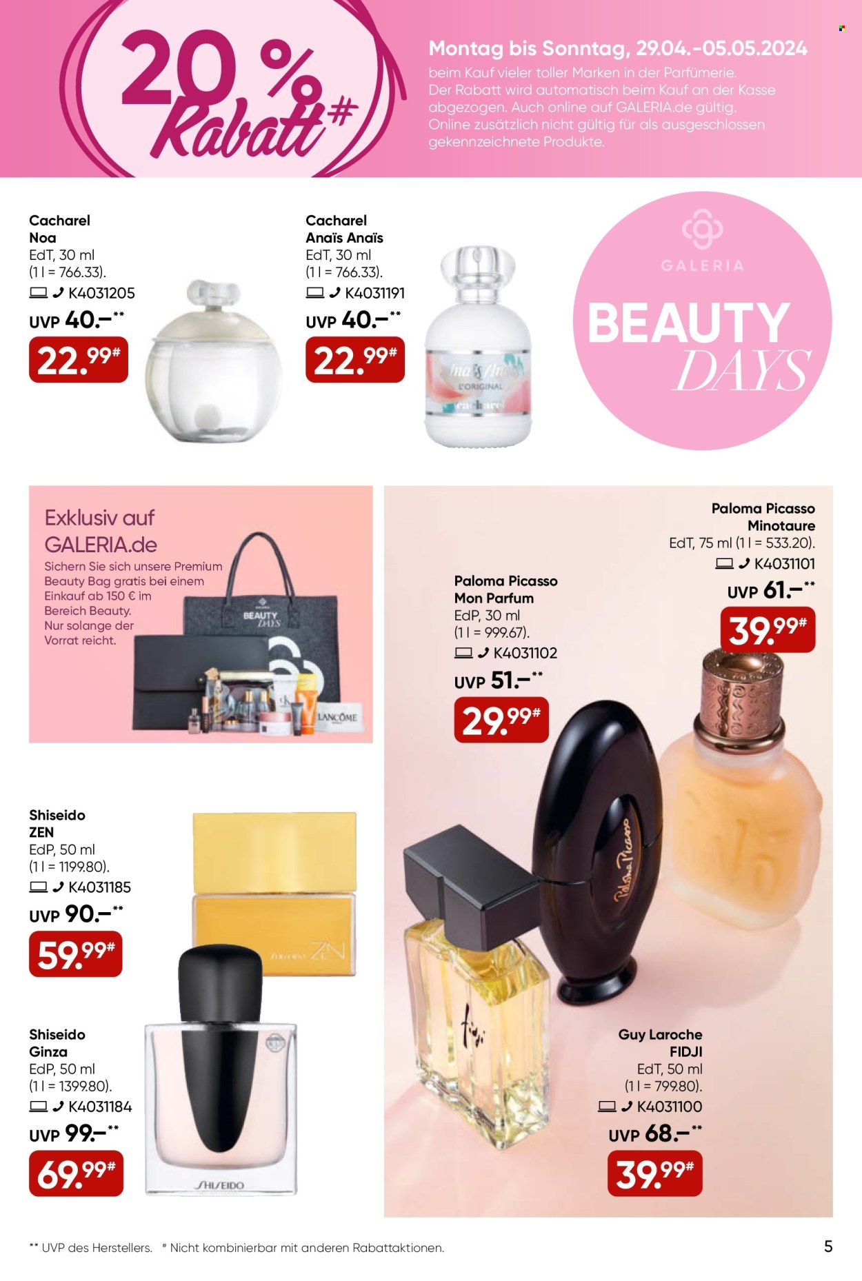 GALERIA Karstadt Kaufhof Prospekte  - 29.04.2024 - 5.05.2024. Seite 5
