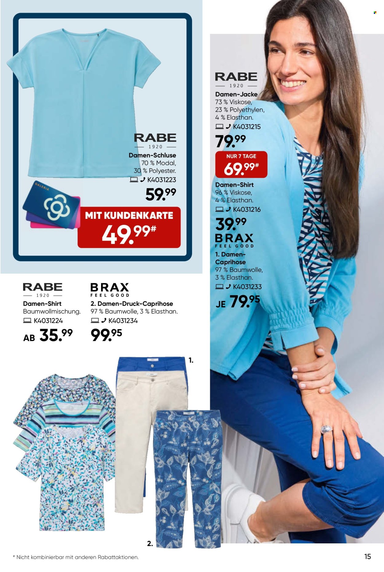 GALERIA Karstadt Kaufhof Prospekte  - 29.04.2024 - 5.05.2024. Seite 15