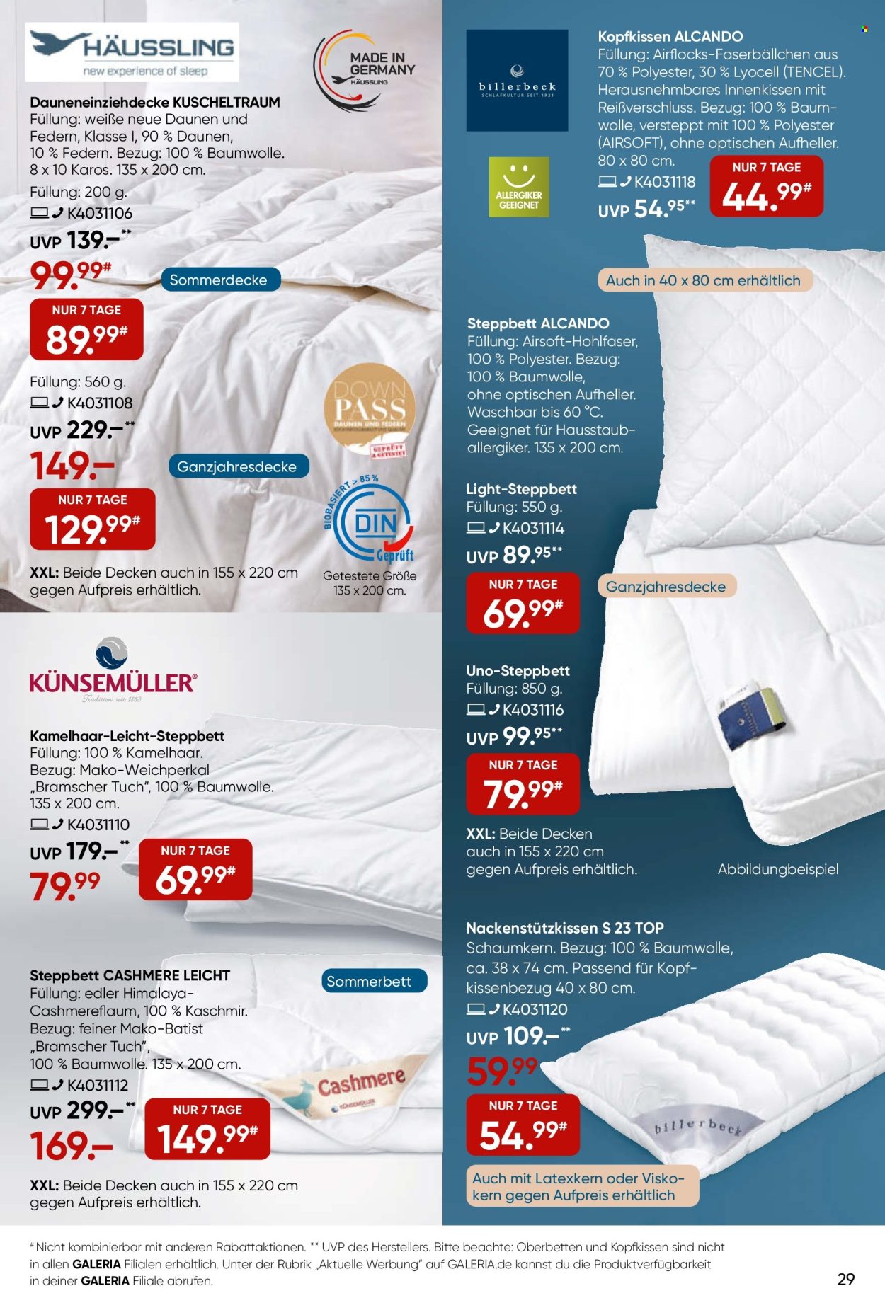 GALERIA Karstadt Kaufhof Prospekte  - 29.04.2024 - 5.05.2024. Seite 29