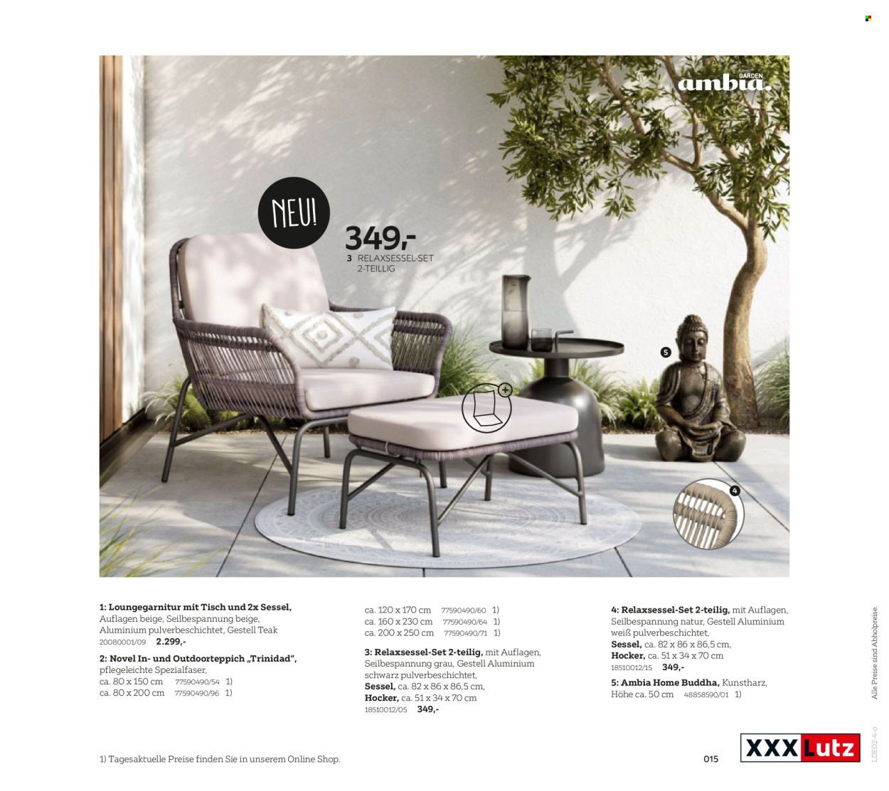XXXLutz Prospekte  - 29.04.2024 - 31.07.2024. Seite 15