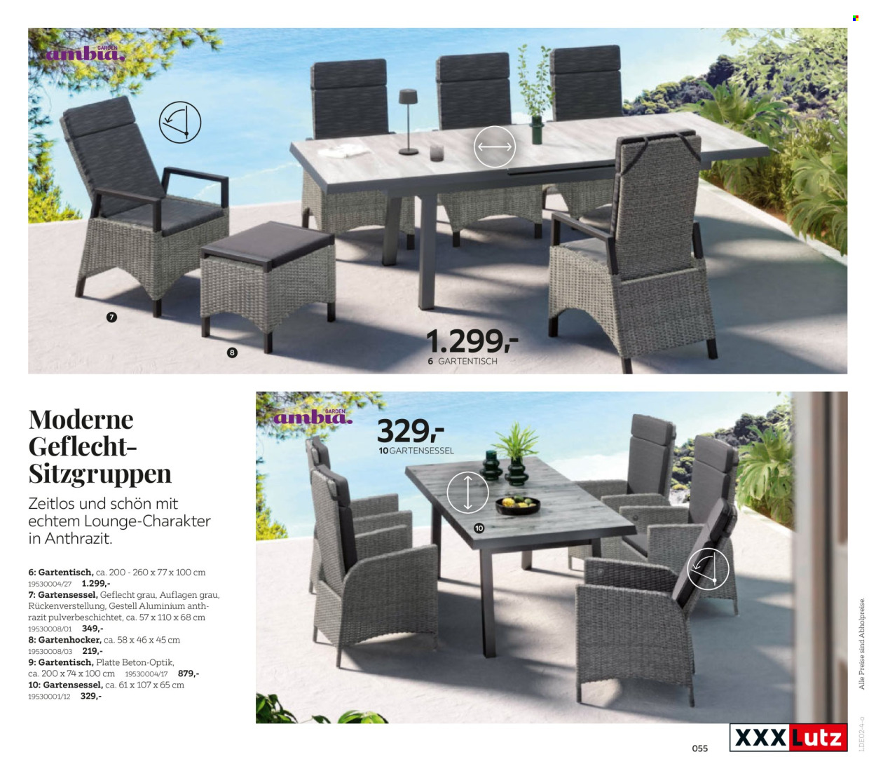 XXXLutz Prospekte  - 29.04.2024 - 31.07.2024. Seite 55